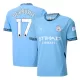 Maillot Manchester City De Bruyne 17 Homme Domicile 2024-25