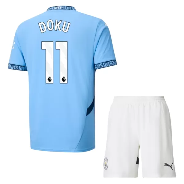 Maillot Manchester City Doku 11 Enfant Domicile 2024-25