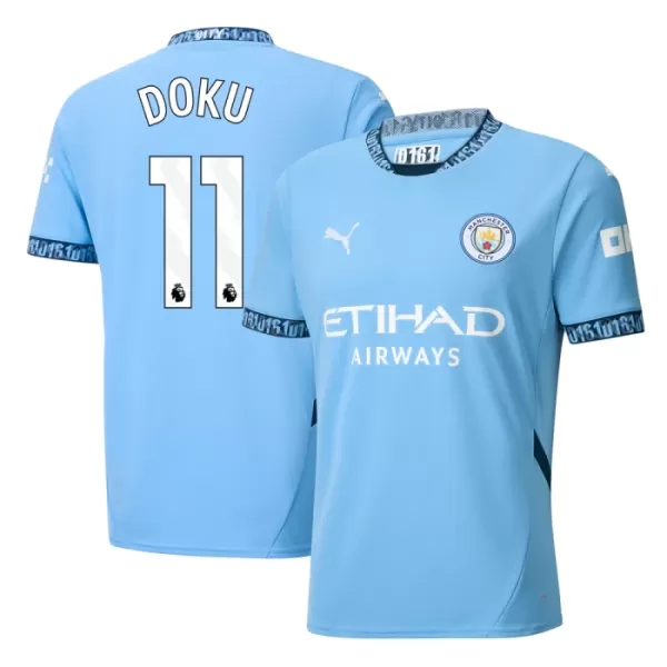 Maillot Manchester City Doku 11 Homme Domicile 2024-25