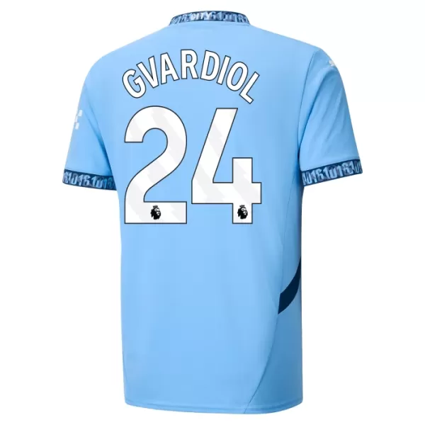 Maillot Manchester City Gvardiol 24 Homme Domicile 2024-25