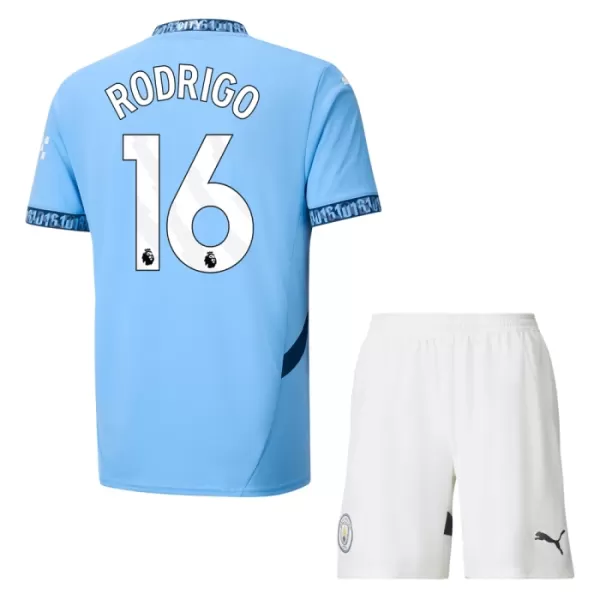 Maillot Manchester City Rodrigo 16 Enfant Domicile 2024-25