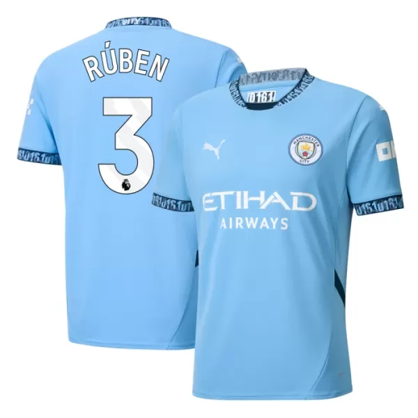 Maillot Manchester City Ruben 3 Homme Domicile 2024-25