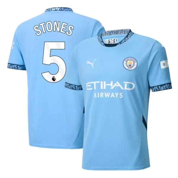 Maillot Manchester City Stones 5 Homme Domicile 2024-25