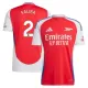 Maillot Arsenal Saliba 2 Homme Domicile 2024-25