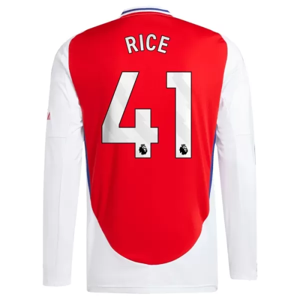 Maillot Manches Longues Arsenal Rice 41 Homme Domicile 2024-25