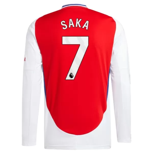 Maillot Manches Longues Arsenal Saka 7 Homme Domicile 2024-25