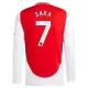 Maillot Manches Longues Arsenal Saka 7 Homme Domicile 2024-25