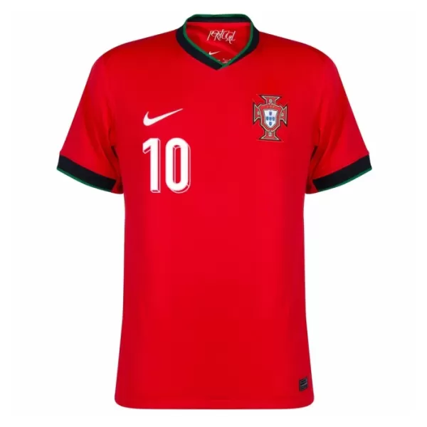 Maillot Portugal Bernardo 10 Homme Domicile Euro 2024