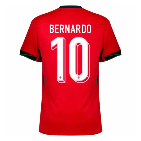 Maillot Portugal Bernardo 10 Homme Domicile Euro 2024