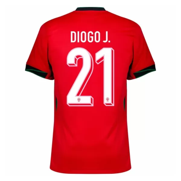 Maillot Portugal Diogo J. 21 Homme Domicile Euro 2024