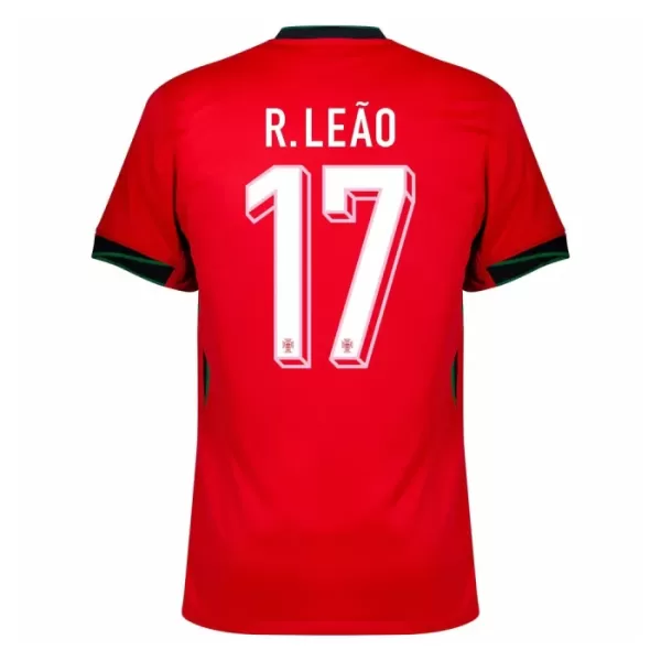 Maillot Portugal R. Leao 17 Homme Domicile Euro 2024