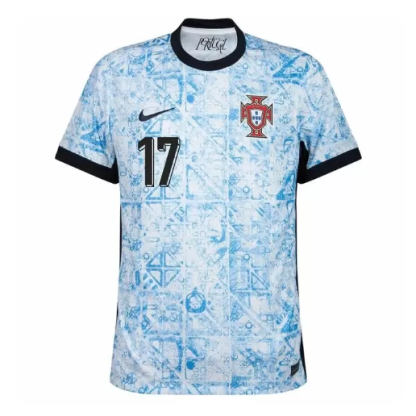 Maillot Portugal R. Leao 17 Homme Extérieur Euro 2024