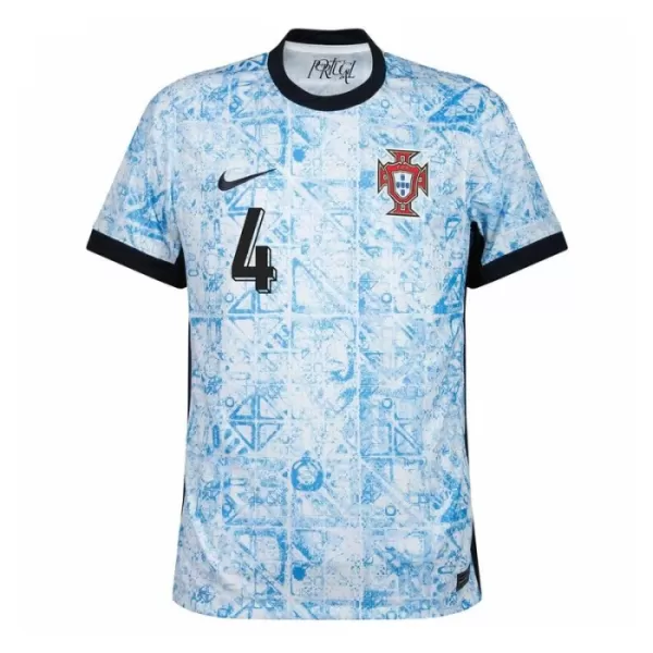 Maillot Portugal Ruben Dias 4 Homme Extérieur Euro 2024