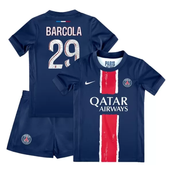 Maillot Paris Saint-Germain Bradley Barcola 29 Enfant Domicile 2024-25