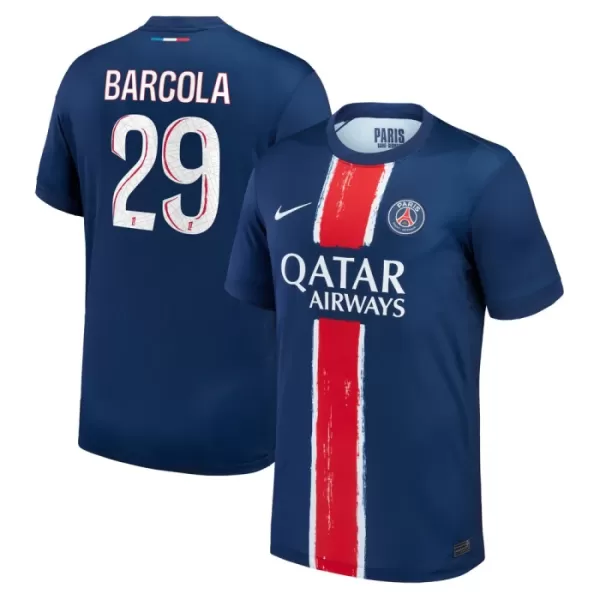 Maillot Paris Saint-Germain Bradley Barcola 29 Homme Domicile 2024-25