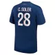 Maillot Paris Saint-Germain Carlos Soler 28 Homme Domicile 2024-25