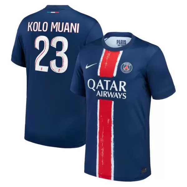 Maillot Paris Saint-Germain Kolo Muani 23 Homme Domicile 2024-25