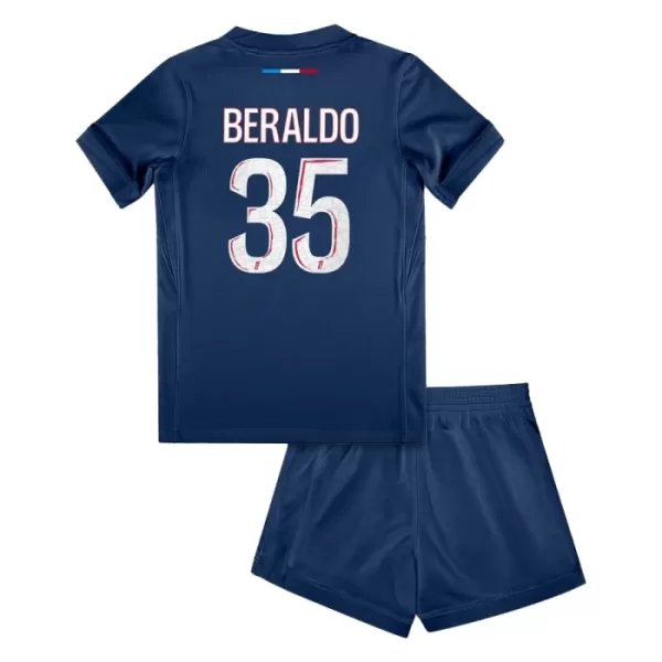 Maillot Paris Saint-Germain Lucas Beraldo 35 Enfant Domicile 2024-25