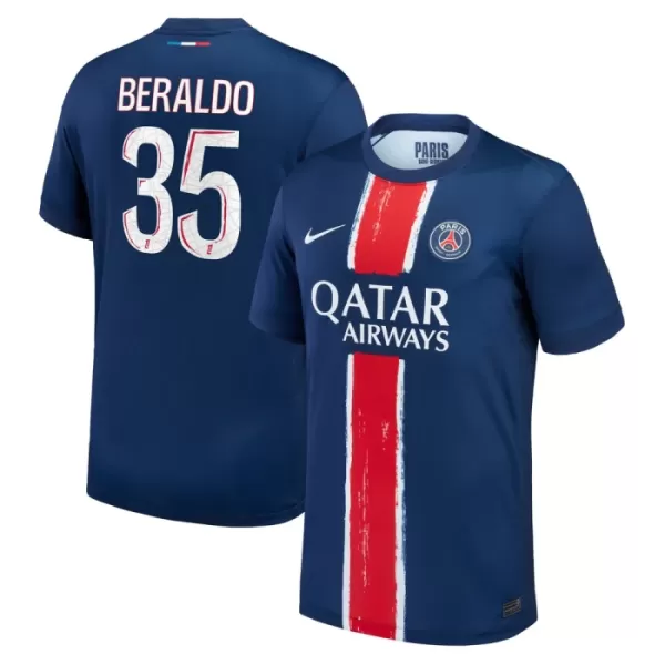 Maillot Paris Saint-Germain Lucas Beraldo 35 Homme Domicile 2024-25