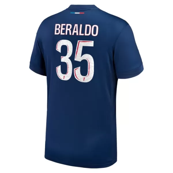 Maillot Paris Saint-Germain Lucas Beraldo 35 Homme Domicile 2024-25