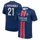 Maillot Paris Saint-Germain Lucas Hernandez 21 Homme Domicile 2024-25