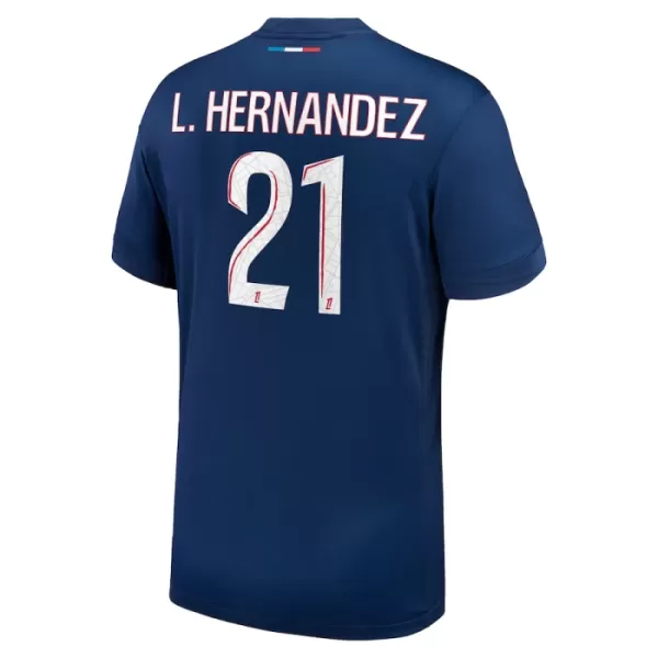 Maillot Paris Saint-Germain Lucas Hernandez 21 Homme Domicile 2024-25