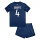 Maillot Paris Saint-Germain Manuel Ugarte 4 Enfant Domicile 2024-25