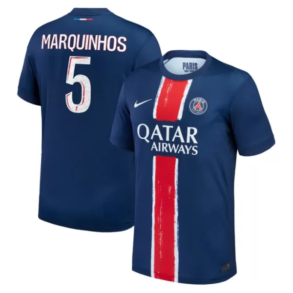 Maillot Paris Saint-Germain Marquinhos 5 Homme Domicile 2024-25