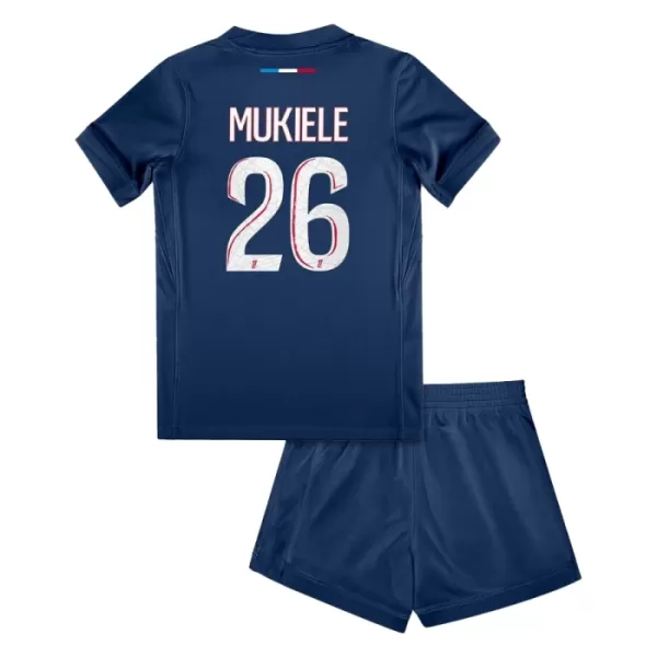 Maillot Paris Saint-Germain Nordi Mukiele 26 Enfant Domicile 2024-25