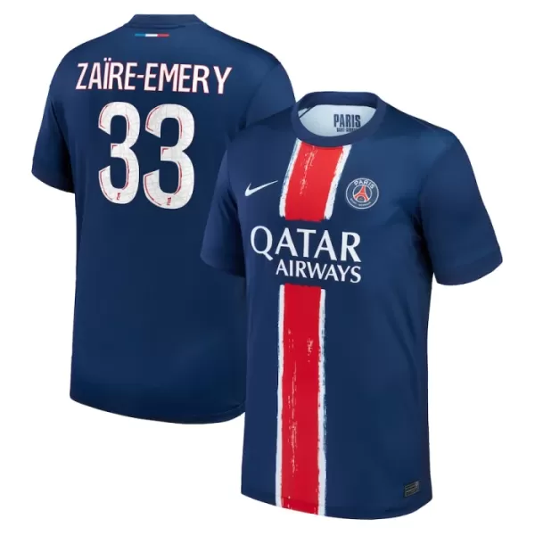 Maillot Paris Saint-Germain Zaire Emery 33 Homme Domicile 2024-25