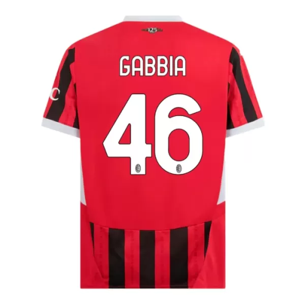 Maillot AC Milan Gabbia 46 Homme Domicile 2024-25