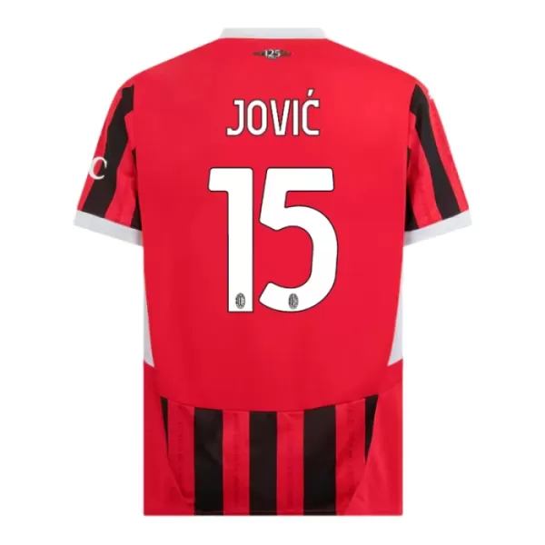 Maillot AC Milan Jovic 15 Enfant Domicile 2024-25