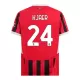 Maillot AC Milan Kjaer 24 Homme Domicile 2024-25