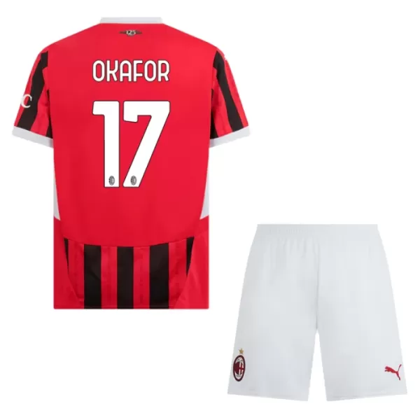 Maillot AC Milan Okafor 17 Enfant Domicile 2024-25