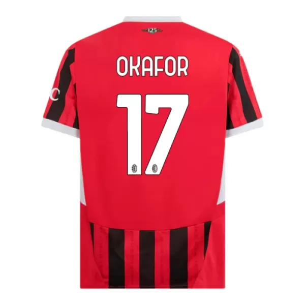 Maillot AC Milan Okafor 17 Enfant Domicile 2024-25