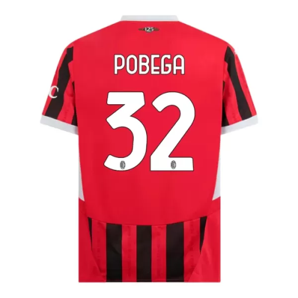 Maillot AC Milan Pobega 32 Homme Domicile 2024-25