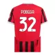 Maillot AC Milan Pobega 32 Homme Domicile 2024-25