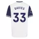 Maillot Tottenham Hotspur Davies 33 Enfant Domicile 2024-25