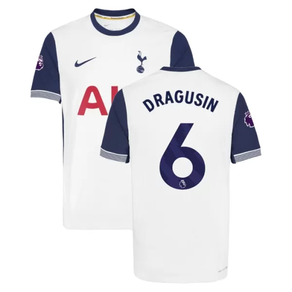 Maillot Tottenham Hotspur Dragusin 6 Homme Domicile 2024-25