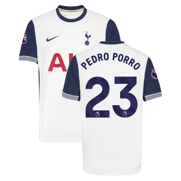 Maillot Tottenham Hotspur Pedro Porro 23 Homme Domicile 2024-25