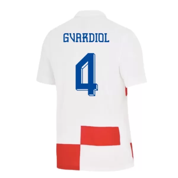 Maillot Croatie Gvardiol 4 Enfant Domicile Euro 2024