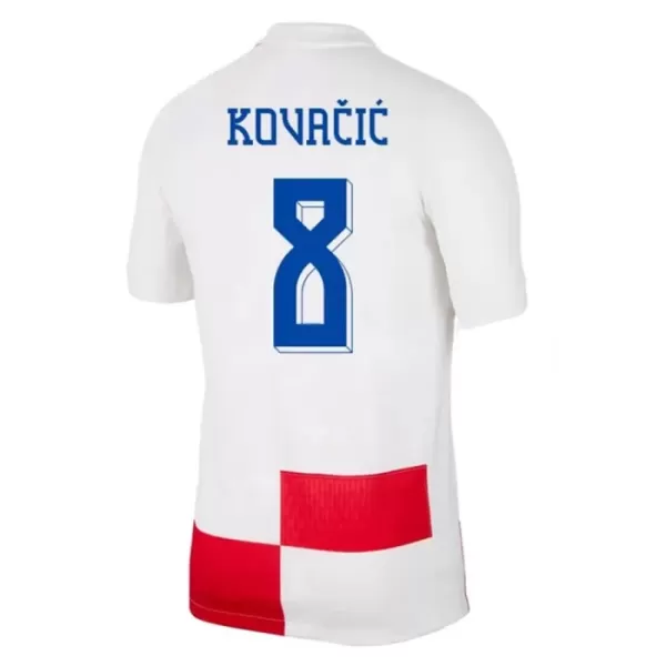 Maillot Croatie Kovacic 8 Enfant Domicile Euro 2024