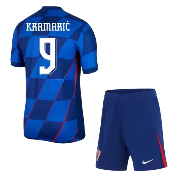 Maillot Croatie Kramaric 9 Enfant Extérieur Euro 2024