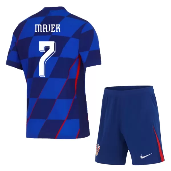 Maillot Croatie Majer 7 Enfant Extérieur Euro 2024