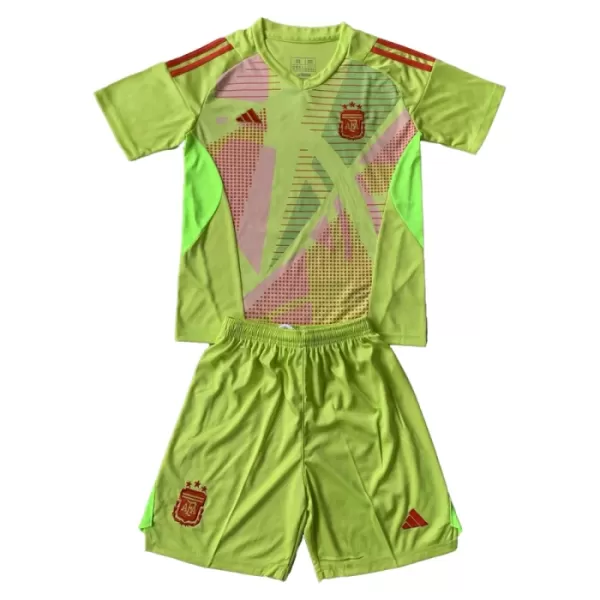 Maillot Gardien Argentine Enfant Extérieur 2024 Jaune