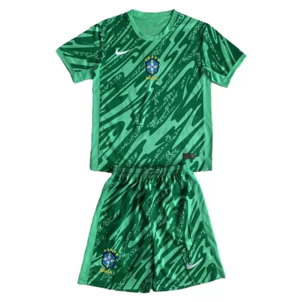 Maillot Gardien Brésil Enfant 2024 Verte