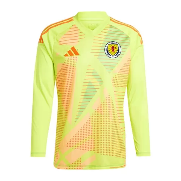 Maillot Gardien Écosse Homme Euro 2024 Jaune Manches Longues