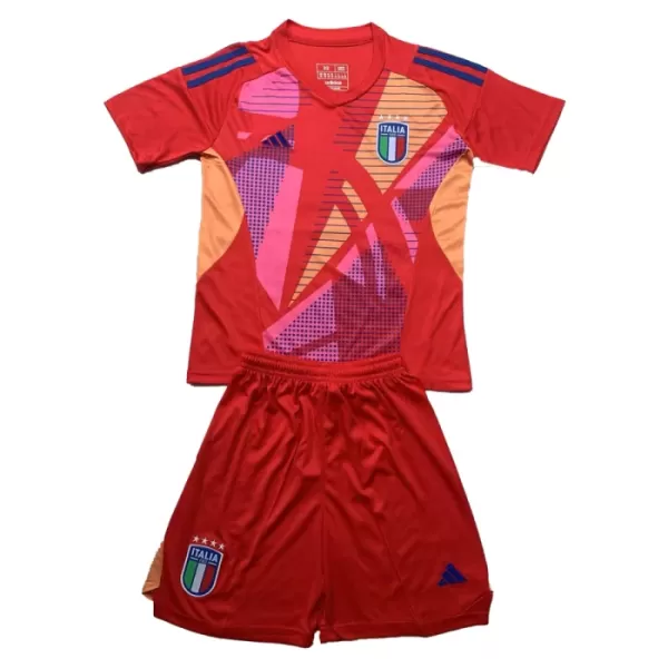 Maillot Gardien Italie Enfant Euro 2024 Rouge