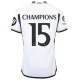 Maillot Real Madrid CHAMPIONS 15 Homme Domicile 2023-24