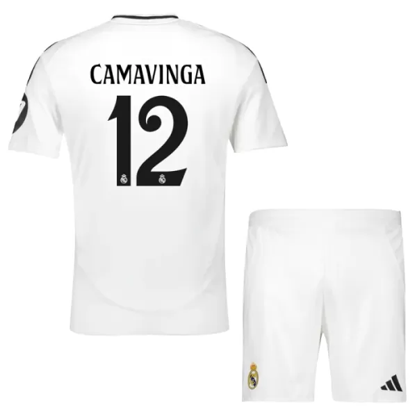 Maillot Real Madrid Camavinga 12 Enfant Domicile 2024-25